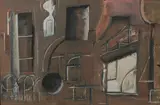 Mario Sironi, COMPOSIZIONE, 1942 circa