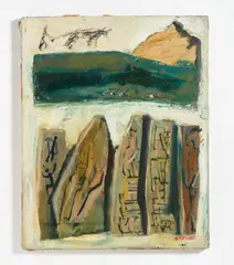 Mario Sironi, PAESAGGIO (PREISTORIA), 1953 ca