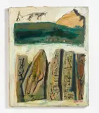 PAESAGGIO (PREISTORIA), 1953 ca by Mario Sironi, sold Dec 2025
