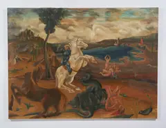 SAN GIORGIO E IL DRAGO by Lionello Savioli, sold Dec 2025