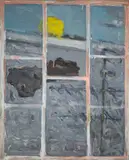Piero Guccione, I STUDIO PER PAESAGGIO, LUNA E ANTENNA