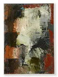 Alfredo Chighine, FORMA IN GRIGIO SU FONDO BRUNO