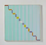 Hans Jörg Glattfelder, INVERSIONE STRUTTURALE IN BLU, VERDE E VIOLA