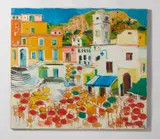Athos Faccincani, LUCE SULLA PIAZZETTA DI CAPRI