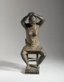 Carlo Mandelli, DONNA CHE SI PETTINA, sculpture