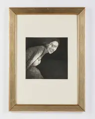 Karl Plattner, DONNA SU FONDO NERO, print (other)