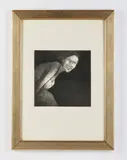 Karl Plattner, DONNA SU FONDO NERO, print (other)