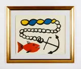 Alexander Calder, FISH AND ANCHOR (1970 ca)