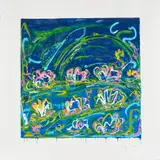 Mario Schifano, GIGLI D'ACQUA, print (other)