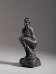 FIGURA ACCOCCOLATA by Emilio Greco, sculpture, sold Nov 2025