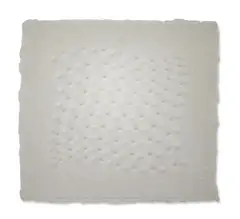 MULTIPLO DUE by Enrico Castellani, sculpture, sold Nov 2025