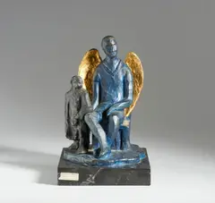 Sandro Chia, ANGELO BLU, sculpture