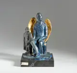 Sandro Chia, ANGELO BLU, sculpture