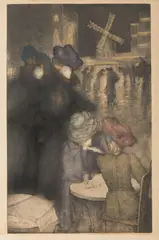 Alfredo Müller, Place Blanche, print (other)