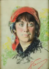 Ettore Ximenes, Ritratto femminile