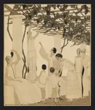 André Édouard Marty, Sotto il pergolato