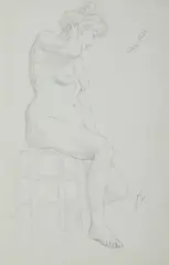 Félix Vallotton, Nu assis
