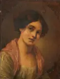 Attribuito a. Ritratto femminile by Giovanni Carnovali Detto Il Piccio, sold Jun 2025