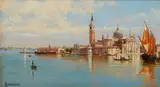 Antonietta Brandeis, Veduta dell'isola di San Giorgio, Venezia