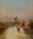 Franz Richard Unterberger, La strada per Pompei