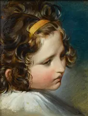 Attribuito a. Ritratto della principessa Maria Francesca del Liechtenstein all'età di quattro anni by Friedrich von Amerling, sold Jun 2025