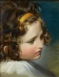 Friedrich Ritter Von Amerling, Attribuito a. Ritratto della principessa Maria Francesca del Liechtenstein all'età di quattro anni
