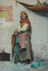 Pompeo Massani, Anziana popolana