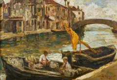 Leonardo Bazzaro, Canale a Chioggia
