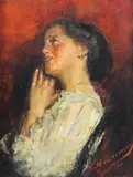Antonio Mancini, Donna che prega