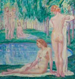 Ludolf Verworner, Bagnanti al lago