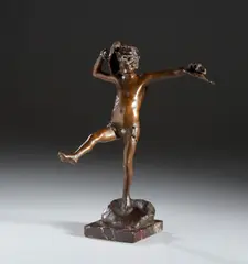 Giuseppe Renda, Giovane danzatore con cembali, sculpture