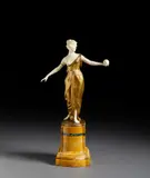 Hans Keck, Fanciulla che gioca con la palla, sculpture
