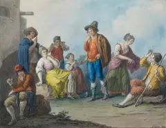 Saverio della Gatta, Gruppo di gesti mutoloparlanti napoletani