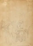 Giovanni Fattori, Attribuito a. Il calesse