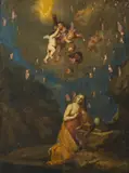 Cornelis Van Polenburg, Seguace di. Maddalena penitente