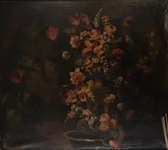 Gaspare Lopez, Nello stile di. Natura morta con vaso di fiori