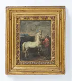 Pietro Graziani, Cavallo e palafreniere