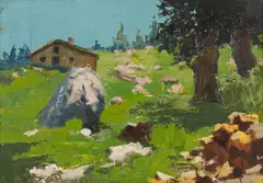 Alcide Davide Campestrini, Paesaggio di montagna