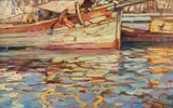 Gino Romiti, Riflessi nel porto