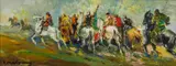 Domenico Mastroianni, Scena con cavalieri