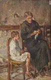 Cesare Ciani, Nonna con bambina