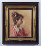 Clemente Tafuri, Ritratto di ragazza di profilo