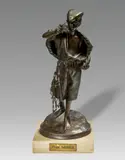 Achille D’Orsi, Nei modi di. Pescatorello con pipa, sculpture