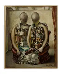 Giorgio de Chirico, GLI ARCHEOLOGI (MANICHINI SEDUTI)