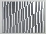 Getulio Alviani, SUPERFICIE A TESTURA VIBRATILE - DIAGONALE 30'60'-VERTICALE, sculpture