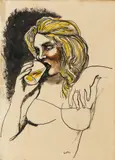 SENZA TITOLO (ANNI'70) by Renato Guttuso, sold May 2025
