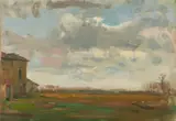 Pietro Annigoni, SENZA TITOLO (PAESAGGIO)