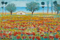 CAMPO DI PAPAVERI by Michele Cascella, sold May 2025