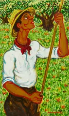 Giuseppe Migneco, CONTADINO (ANNI '80)