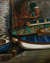 Giuseppe Migneco, BARCHE A RIOMAGGIORE